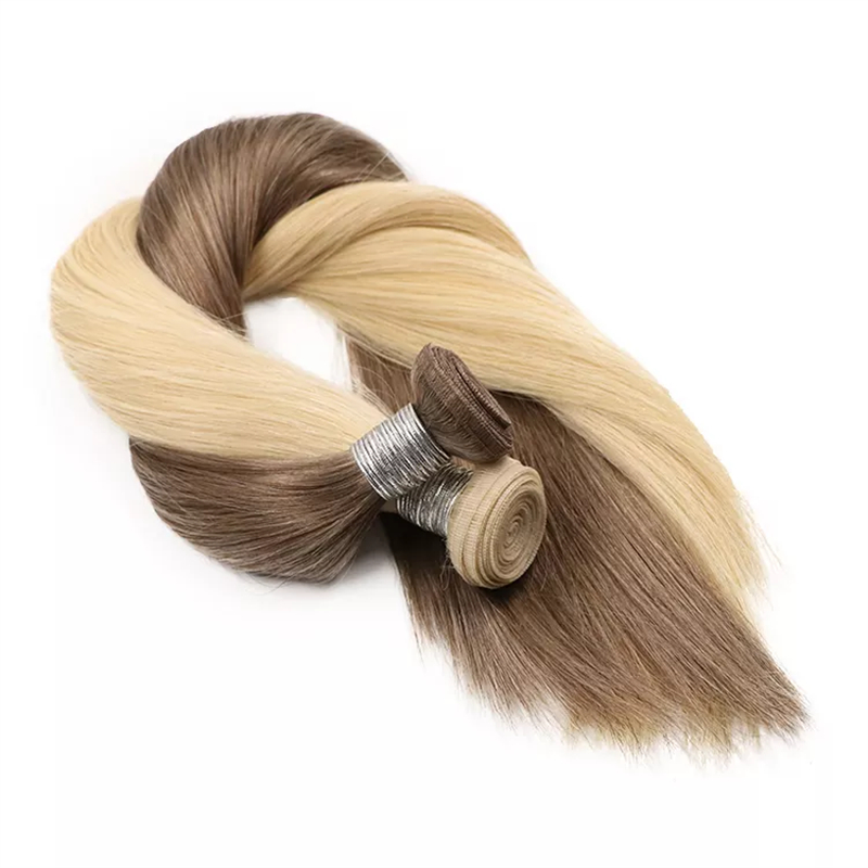 Hot Selling 100% Remy Hair Flat Weft Extensions Good Quality Hair Extensions
